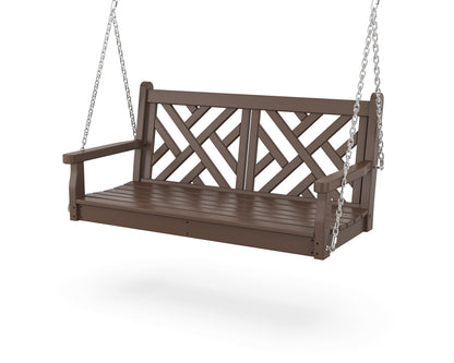 POLYWOOD Chippendale 48" Swing in Mahogany