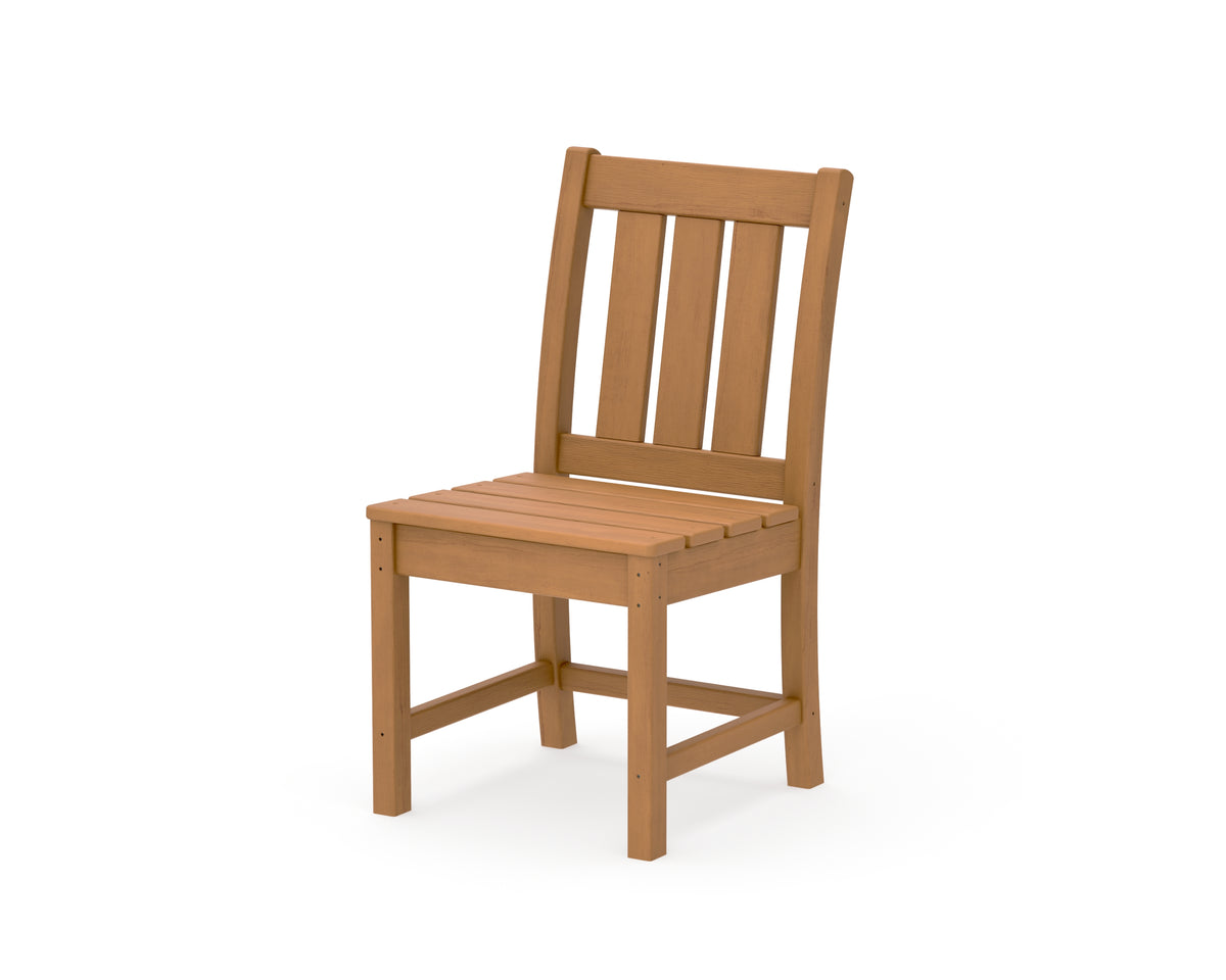 POLYWOOD Oxford Dining Side Chair in Natural