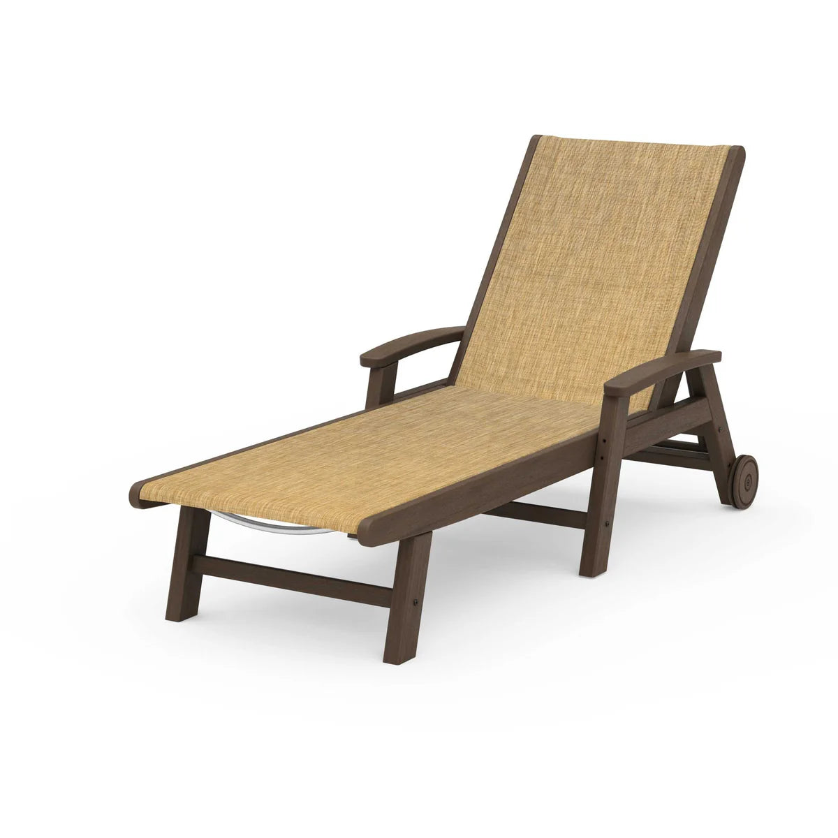 POLYWOOD Coastal Chaise with Wheels