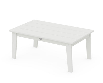 POLYWOOD Lakeside Coffee Table in Vintage White