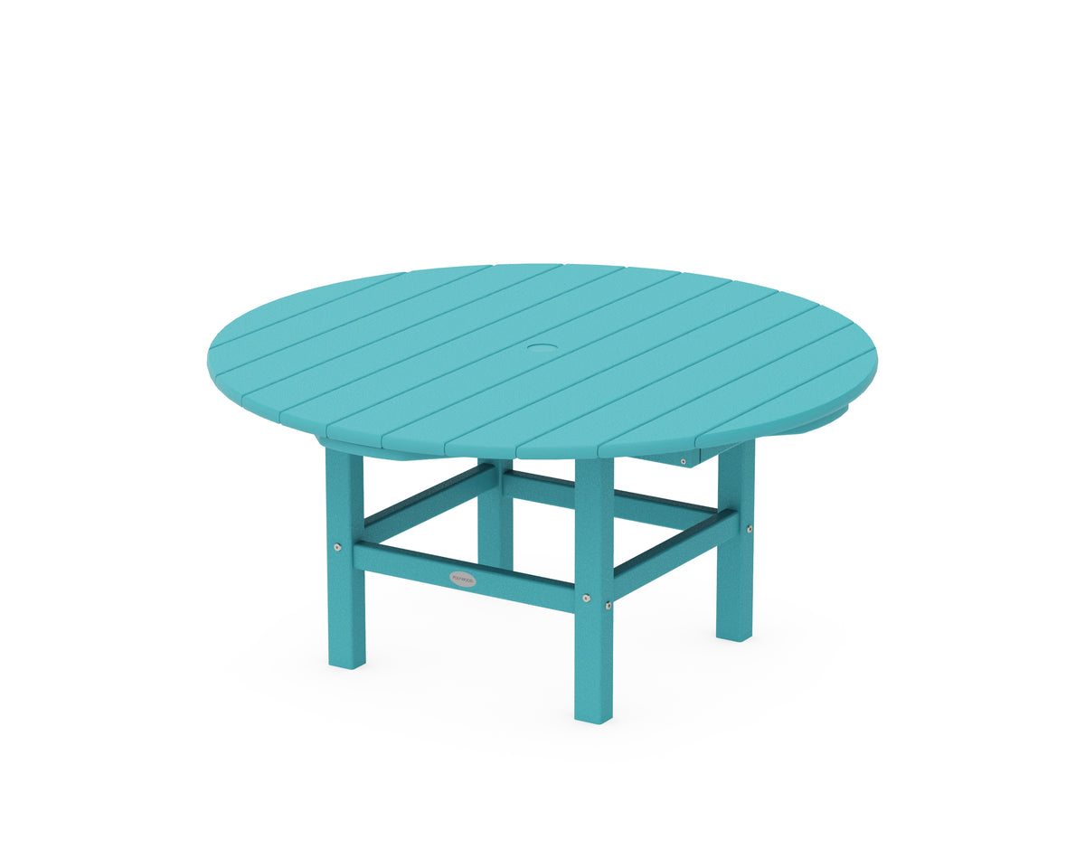 POLYWOOD Round 37" Conversation Table in Aruba