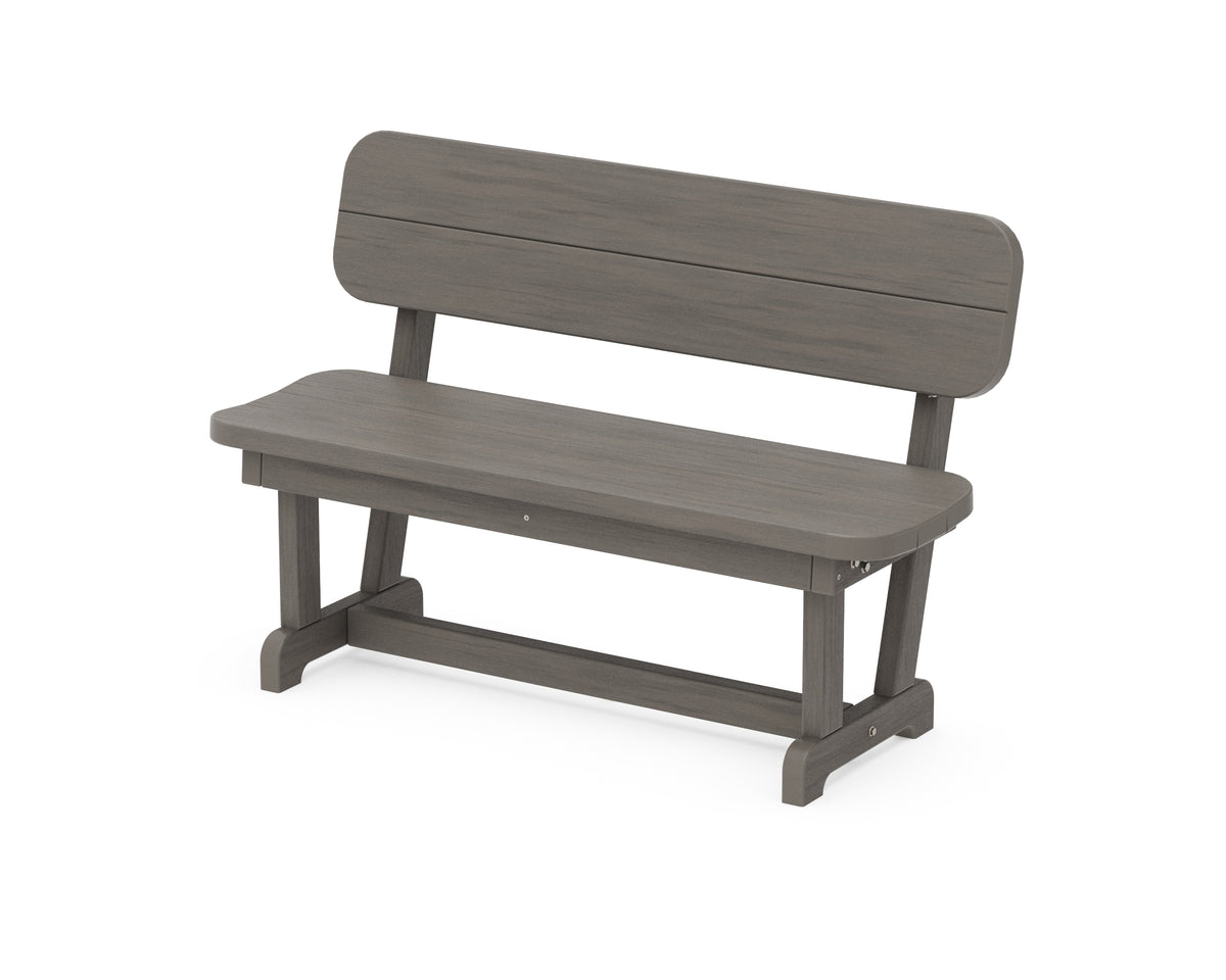 POLYWOOD Park 48" Bench in Driftwood