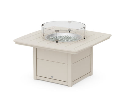 POLYWOOD Nautical 42" Fire Pit Table in Sand