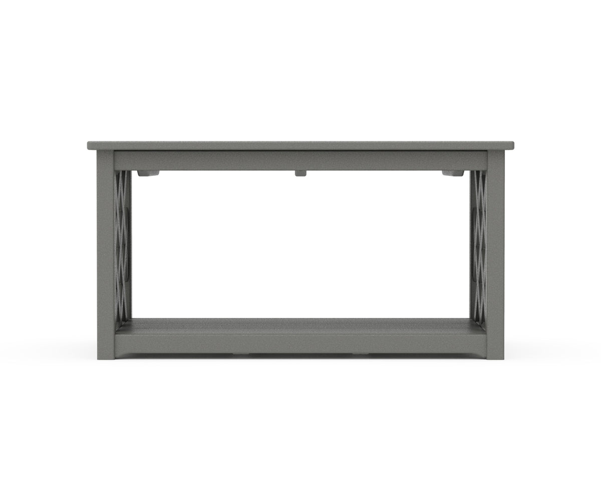 POLYWOOD Wovendale Coffee Table angle view