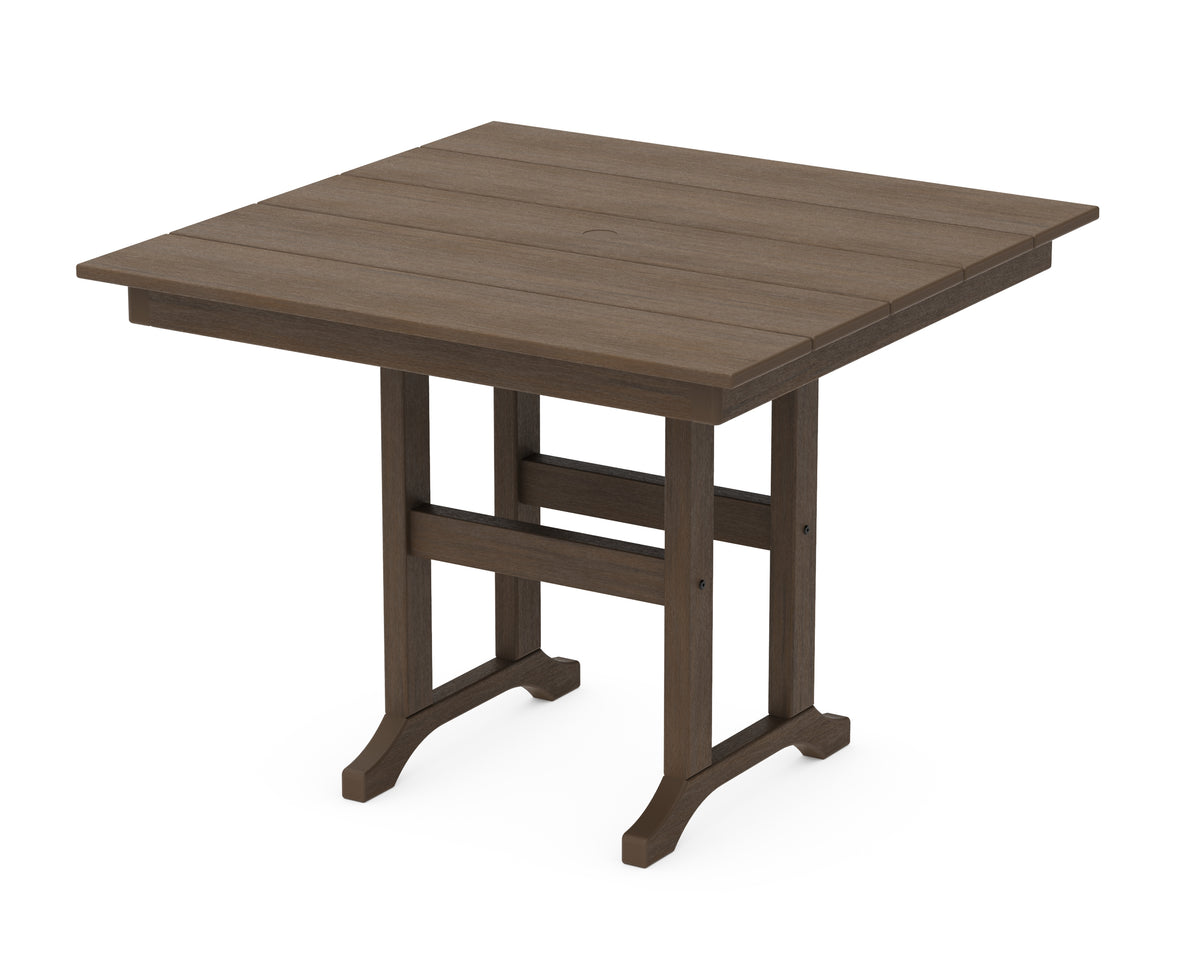 POLYWOOD Farmhouse 37" Dining Table in Kona