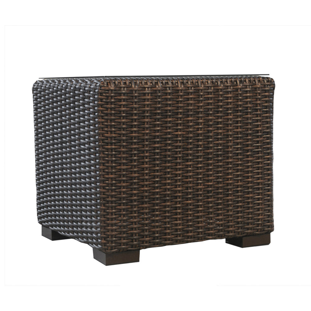 Lloyd Flanders Mesa 22" Square Cube End Table, lifestyle photo 2