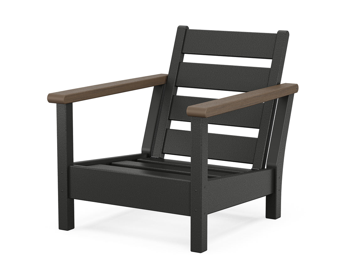 POLYWOOD Harbour Chair Frame in Black / Kona