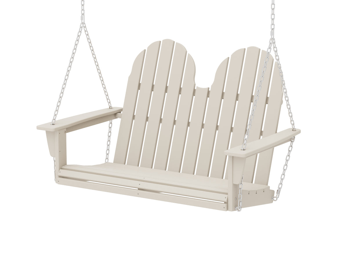 POLYWOOD Vineyard Adirondack 48" Swing in Sand