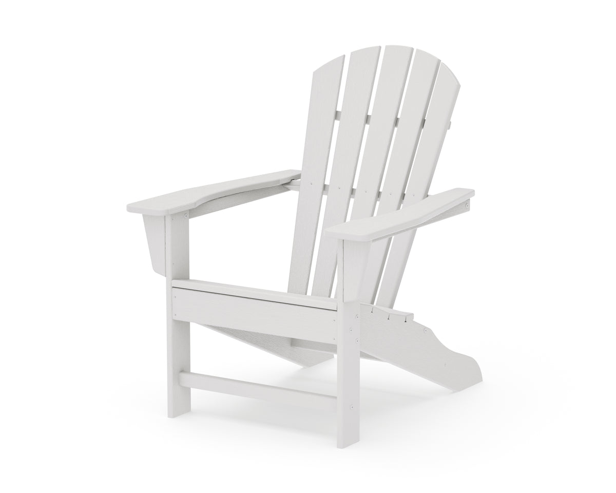 POLYWOOD Palm Coast Adirondack Chair in Vintage White