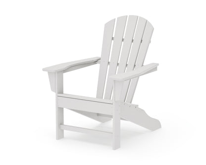 POLYWOOD Palm Coast Adirondack Chair in Vintage White