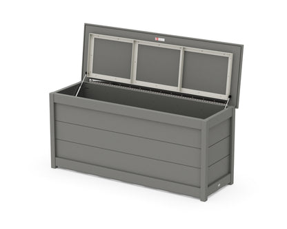 POLYWOOD 68" Storage Box Table in Slate Grey