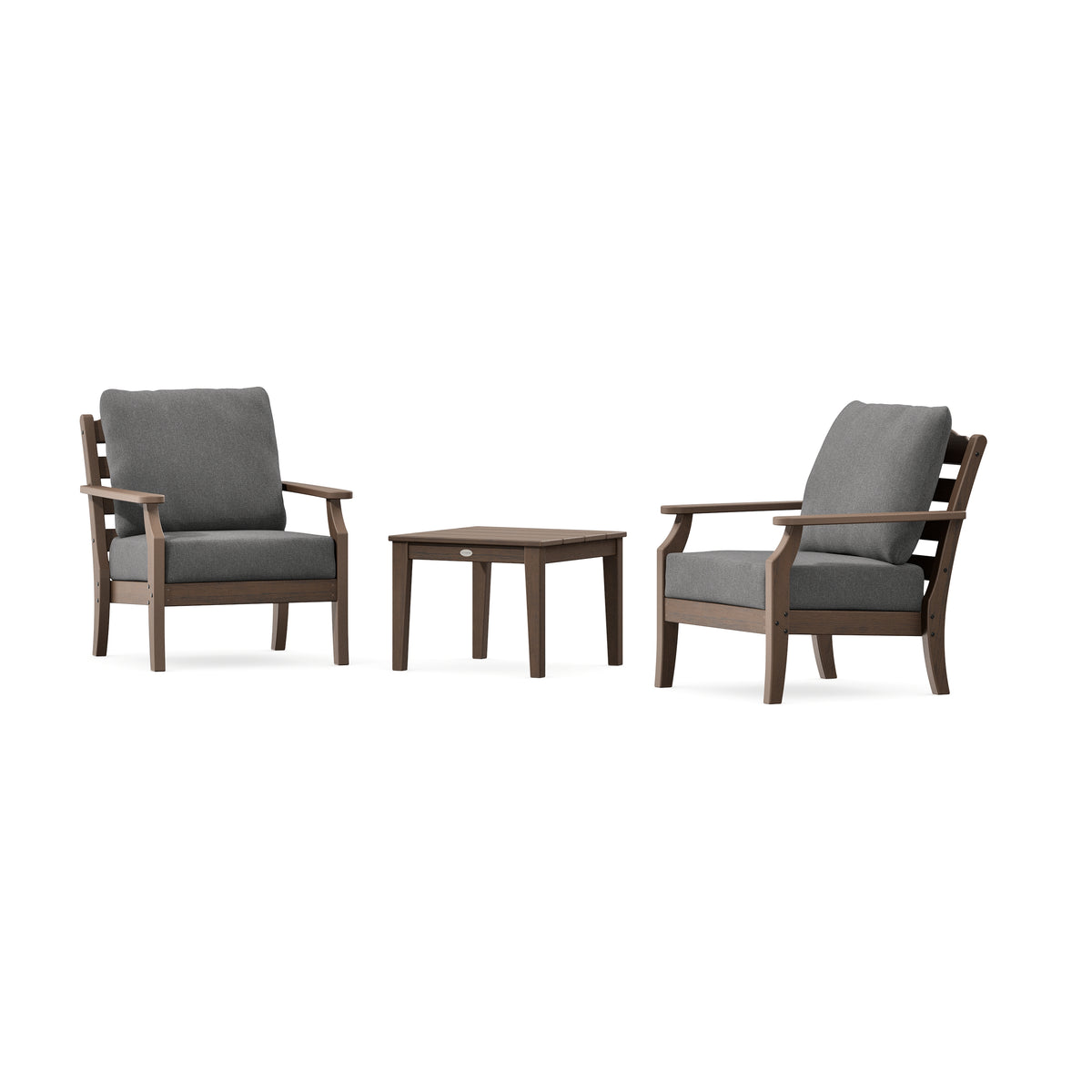 POLYWOOD Savannah 3-Piece Deep Seating Set in Kona