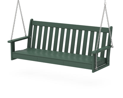 POLYWOOD Vineyard 60" Porch Swing in Green