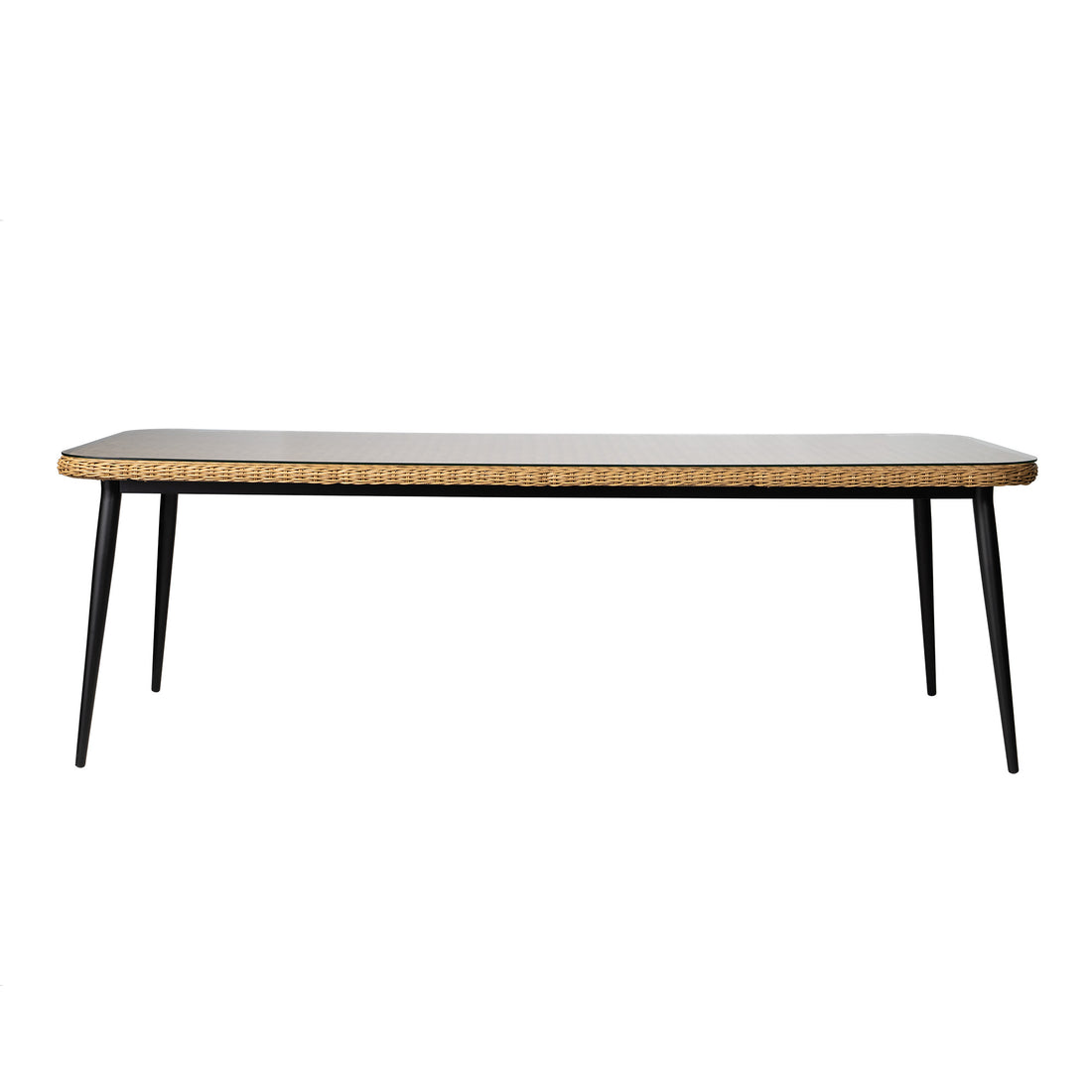 Lloyd Flanders Galloway 95" Rectangular Dining Table, lifestyle photo 2