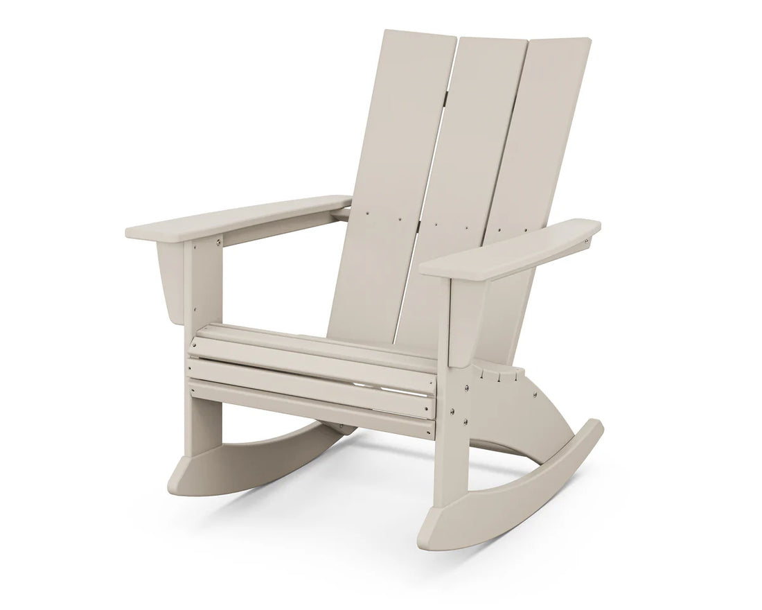 POLYWOOD Modern Curveback Adirondack Rocking Chair
