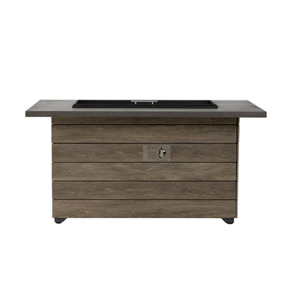 Lloyd Flanders Frontier 50" Rectangular Fire Table, lifestyle photo 4