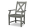 POLYWOOD Braxton Dining Arm Chair in Slate Grey