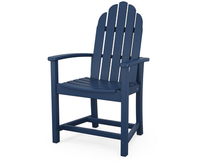 POLYWOOD Classic Adirondack Dining Chair in Navy