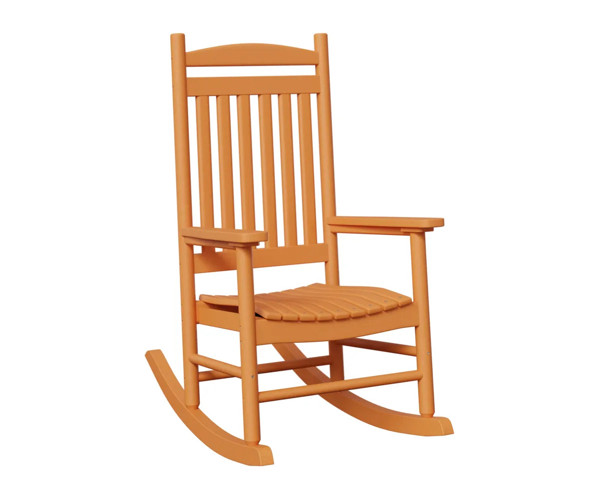 Berlin Gardens Porch Rocker in Mango Orange