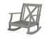 POLYWOOD Braxton Deep Seating Rocking Chair Frame in Slate Grey