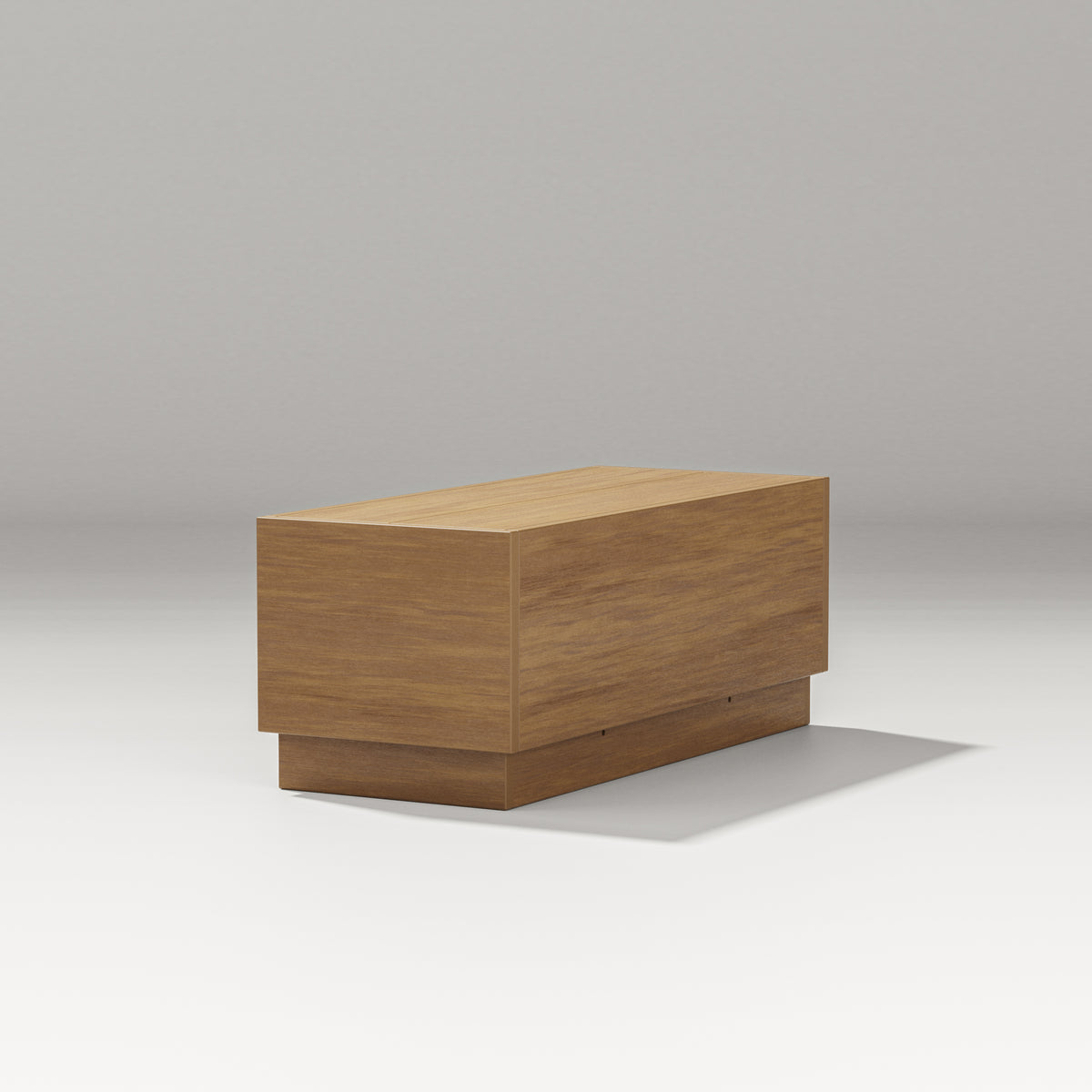 POLYWOOD Elevate Modular End Table in Natural