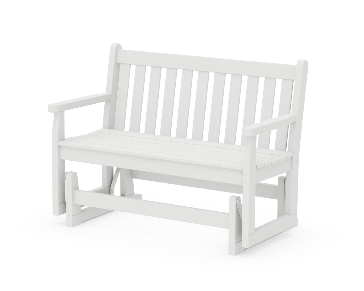 POLYWOOD Traditional Garden 48" Glider in White