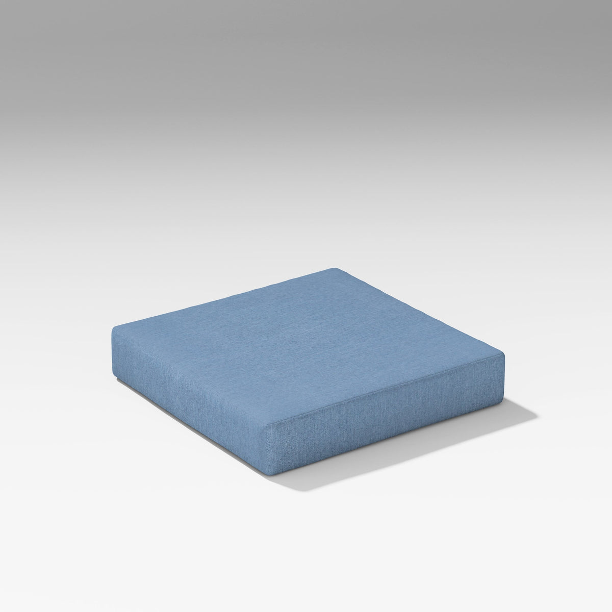 POLYWOOD PW Designer Series Latitude Modular Ottoman Seat Cushion in Sky Blue