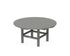 POLYWOOD Round 37" Conversation Table in Slate Grey