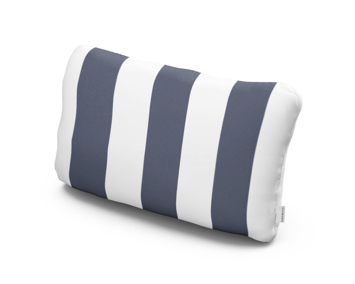 POLYWOOD Outdoor Lumbar Pillow in Montdor Navy