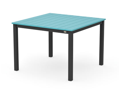 POLYWOOD Main Street 42 x 42 Dining Table in Black / Aruba