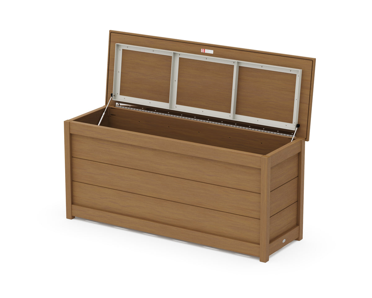 POLYWOOD 68" Storage Box Table in Natural