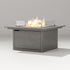 POLYWOOD Cube Fire Table in Driftwood