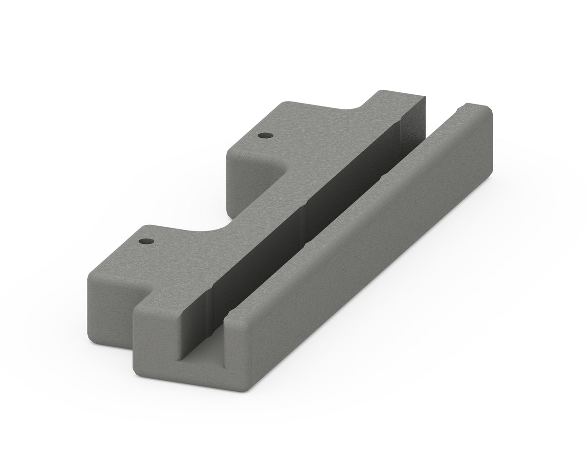 POLYWOOD Modular Planter Connection Block in Slate Grey