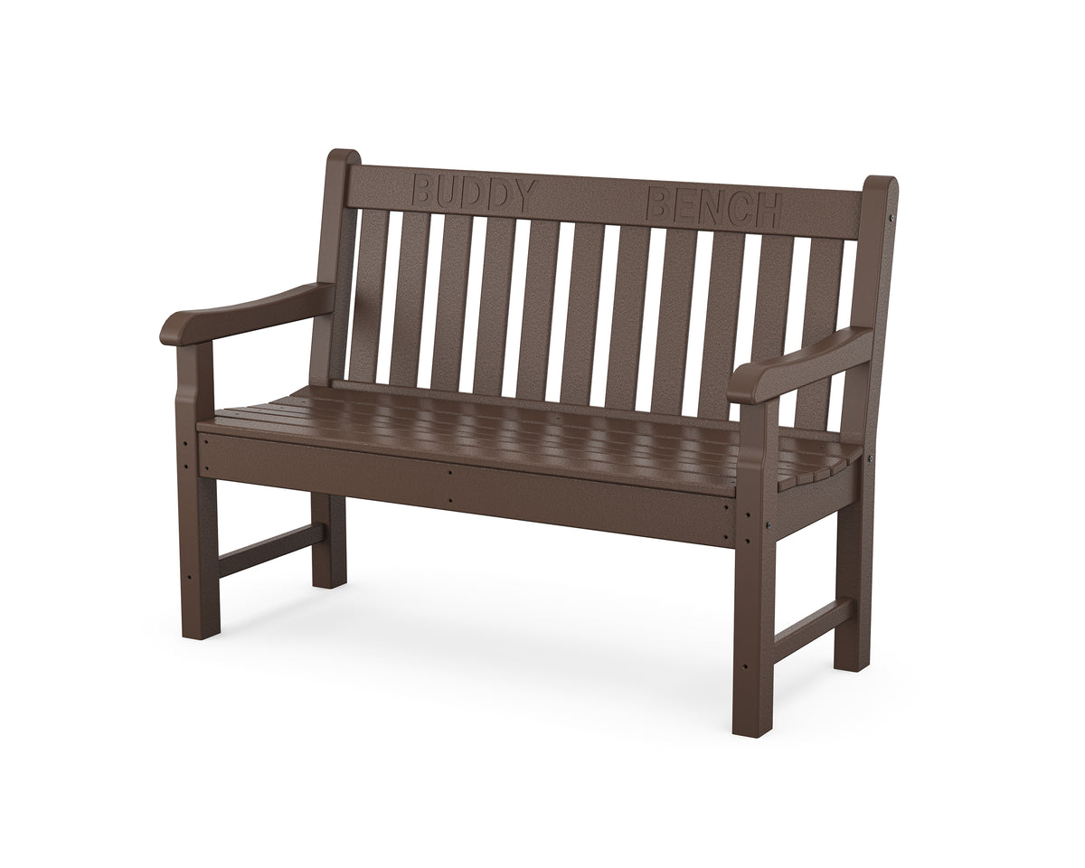 POLYWOOD 48" Buddy Bench in Mahogany