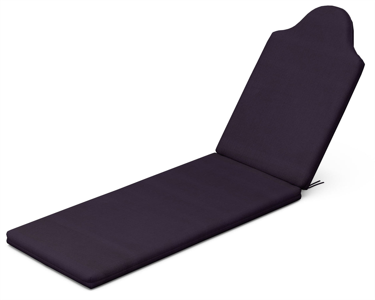POLYWOOD Chaise Cushion in Navy Linen