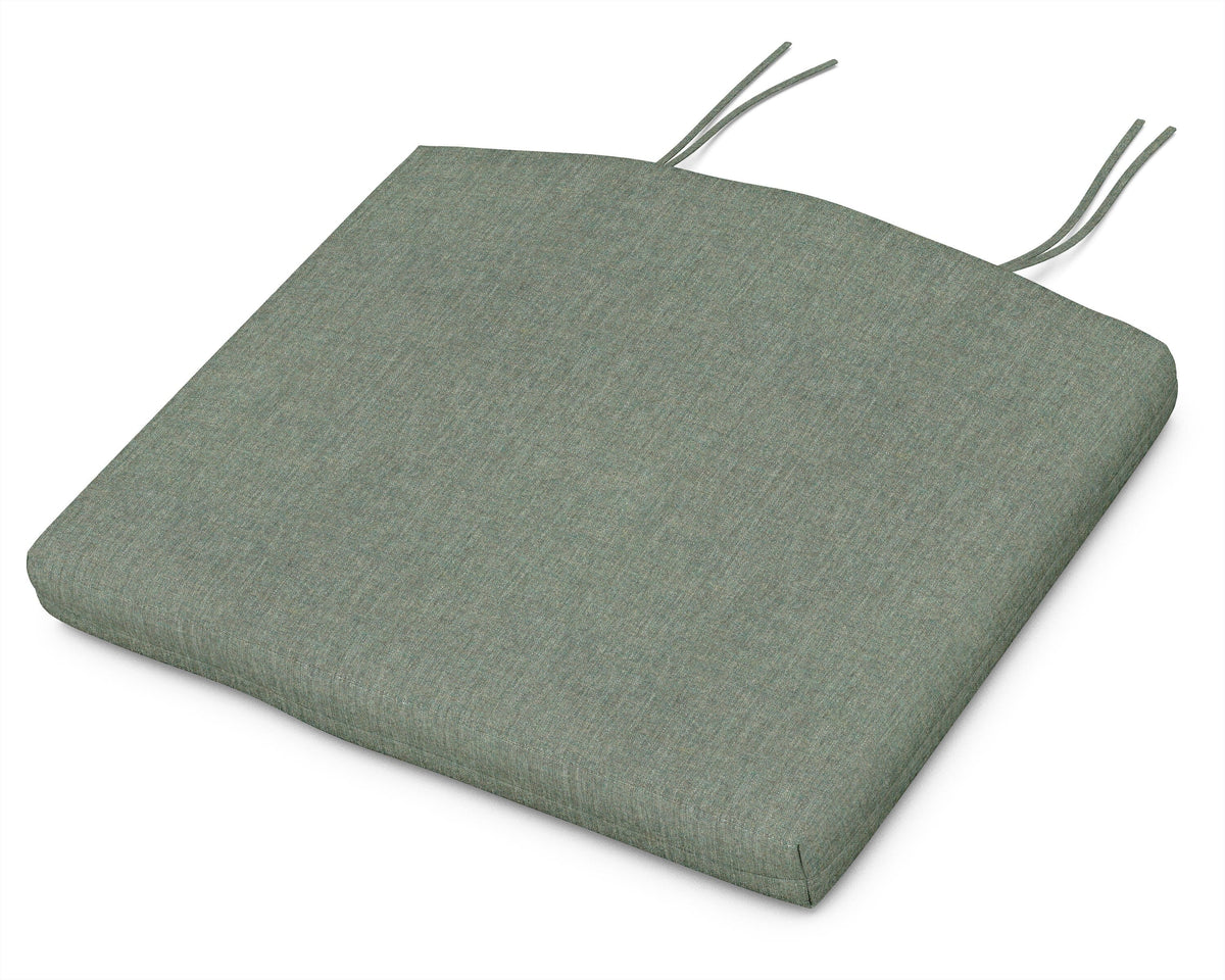 POLYWOOD Standard Seat Cushion 18.5"D x 24"W x 2.5"H in Cast Sage