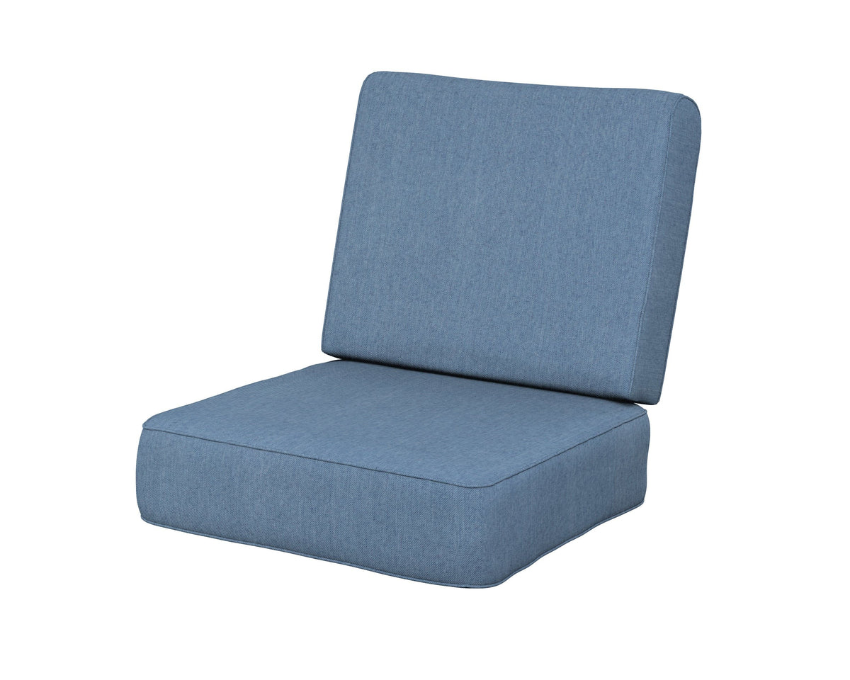 POLYWOOD Ateeva Harbour Seat and Back Cushion in Sky Blue
