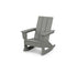 POLYWOOD Kids Modern Adirondack Rocking Chair in Slate Grey