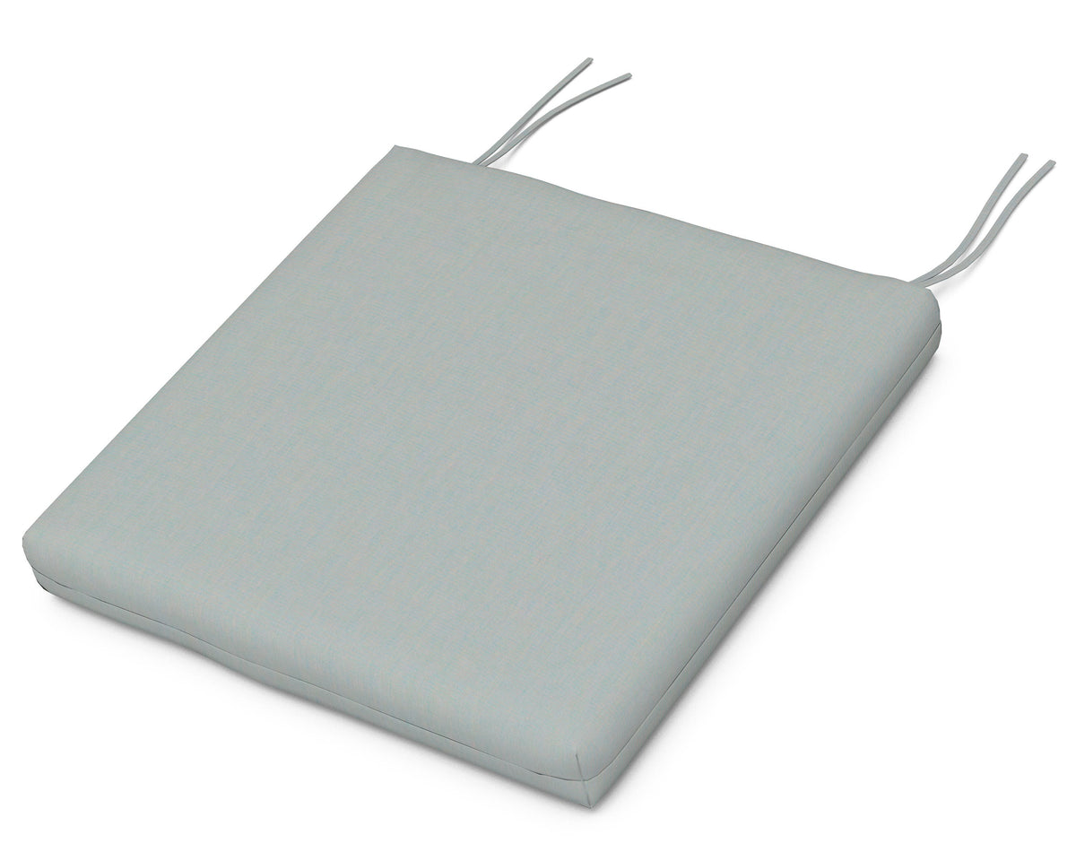POLYWOOD Standard Seat Cushion 17.25"D x 19.25"W x 2.5"H in Spa