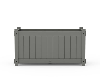 POLYWOOD Vineyard Large Rectangle Double Planter Box angle view