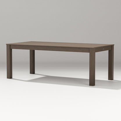 POLYWOOD 84" Parsons Dining Table in Kona