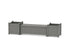 POLYWOOD 48" Vineyard Straight Planter Storage Bench Set - Large in Slate Grey