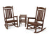 POLYWOOD Presidential 3-Piece Rocker Set in Mahogany