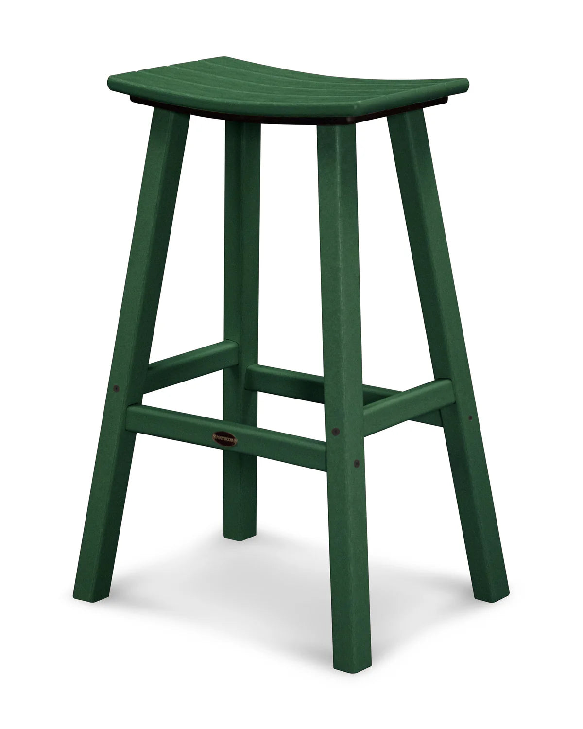POLYWOOD Traditional 30" Saddle Bar Stool