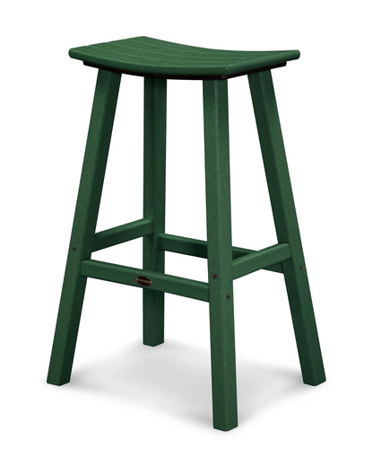 POLYWOOD Traditional 30" Saddle Bar Stool