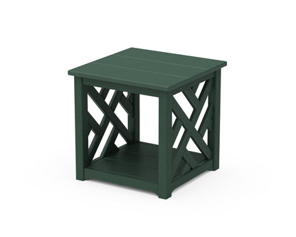POLYWOOD Chippendale Accent Table in Green