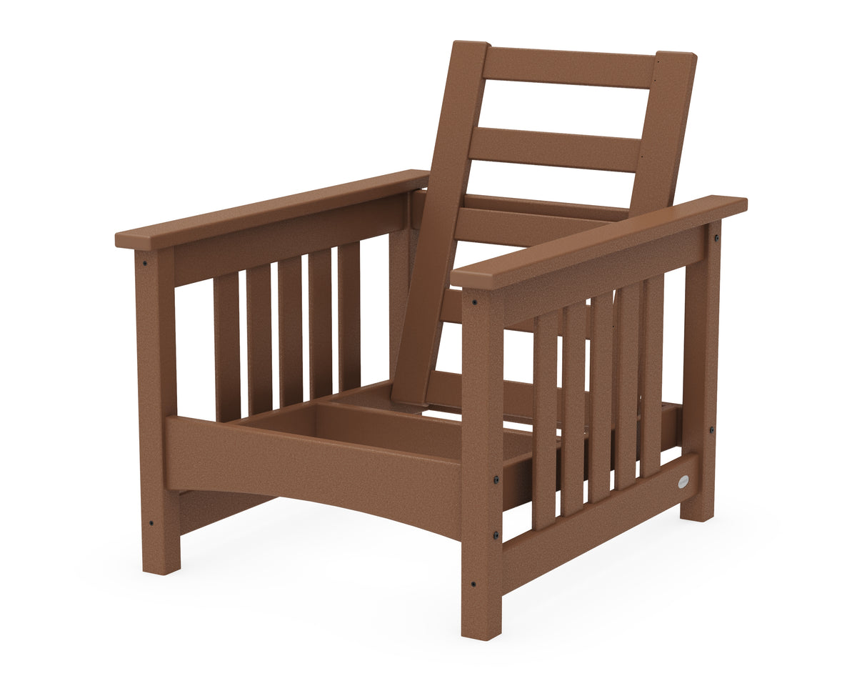 POLYWOOD Club Mission Chair Frame in Teak