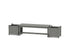 POLYWOOD 48" Nautical Straight Planter Bench Set in Slate Grey