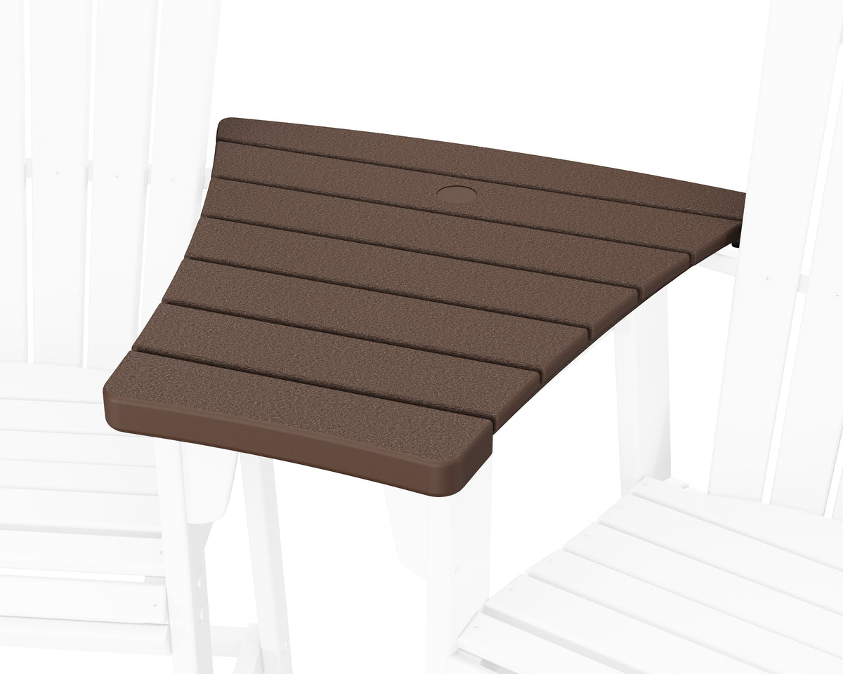 POLYWOOD 600 Series Angled Adirondack Dining Connecting Table in Mahogany