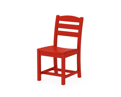 POLYWOOD La Casa Café Dining Side Chair in Sunset Red